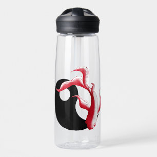 Martial Flow Abstract YinYang Vechtkunst Water B Waterfles