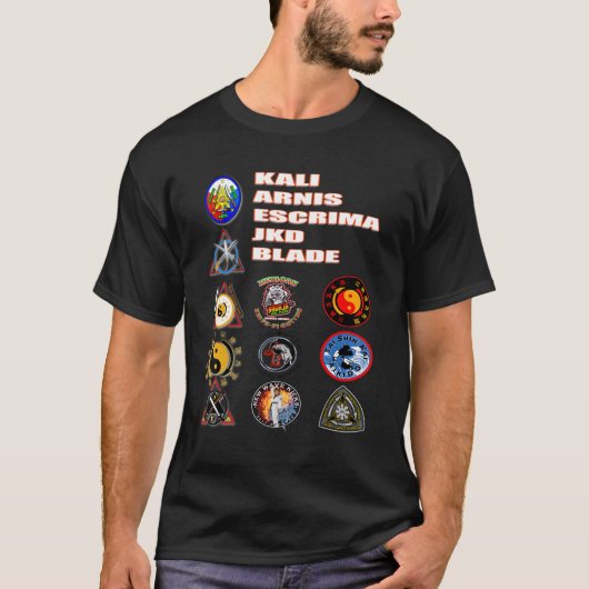 Martial of Kali escrima wing chun T-shirt (Voorkant)