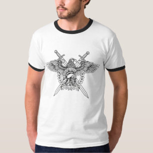 Martial Roman Emblem   Adelaar, helm en zwaarden T-shirt
