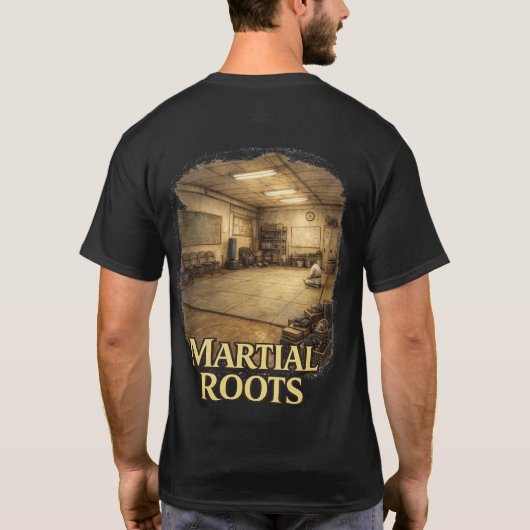 Martial Roots Gesmede Wortels Karate T-shirt (Achterkant)
