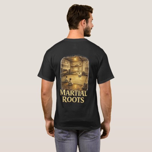 Martial Roots Oefent Karate T-shirt (Achterkant volledig)