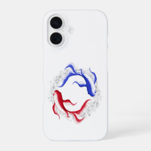 Martiale Flow Abstract Yin Yang Martial Arts iPhone 16 Hoesje