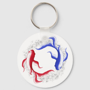 Martiale Flow Abstract Yin Yang Martial Arts Sleutelhanger