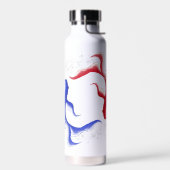 Martiale Flow Abstract Yin Yang Martial Arts Waterfles (Links)