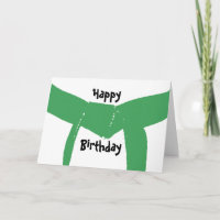 Martiale Kunst Groene Belt Birthday