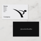 Martiale Kunst/Karate Instructor Visitekaartje (Voorkant / Achterkant)