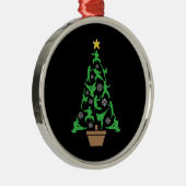 Martiale kunsten voor vrouwen - Meisjes Karate ker Metalen Ornament (Rechts)