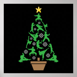 Martiale kunsten voor vrouwen - Meisjes Karate ker Poster