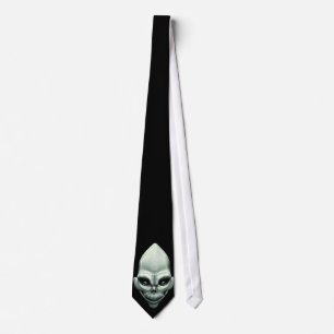 Martian Alien Extraterrestrial Buitenspatie Stropdas