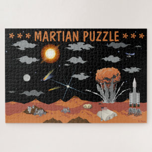 Martian Art Sci Fi Mars Story Legpuzzel