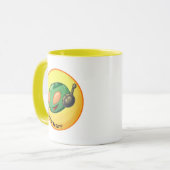 MARTIAN BUDDY "Who's your Buddy" DOOM koffie mok (Voorkant links)