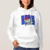 Martian Character Womens Hoodie (Voorkant)