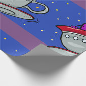 Martian Character Wrapping Paper Cadeaupapier