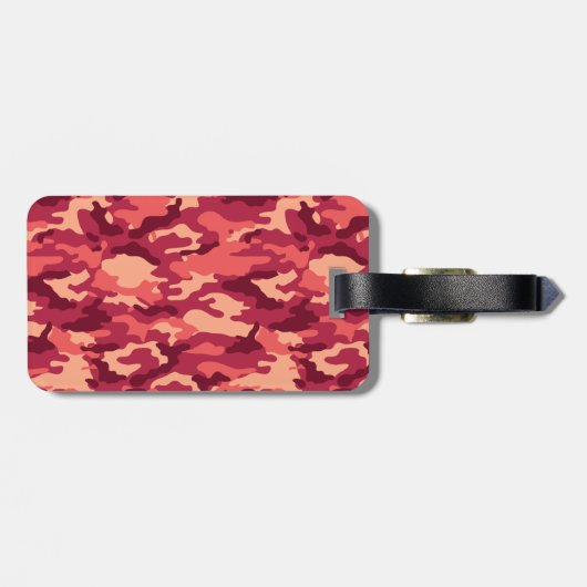 MARTIAN DESERT CAMO/CAMOUFLAGE DAZZLE PATROON BAGAGELABEL (Achterkant horizontaal)