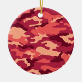 MARTIAN DESERT CAMO/CAMOUFLAGE DAZZLE PATROON KERAMISCH ORNAMENT (Voorkant)