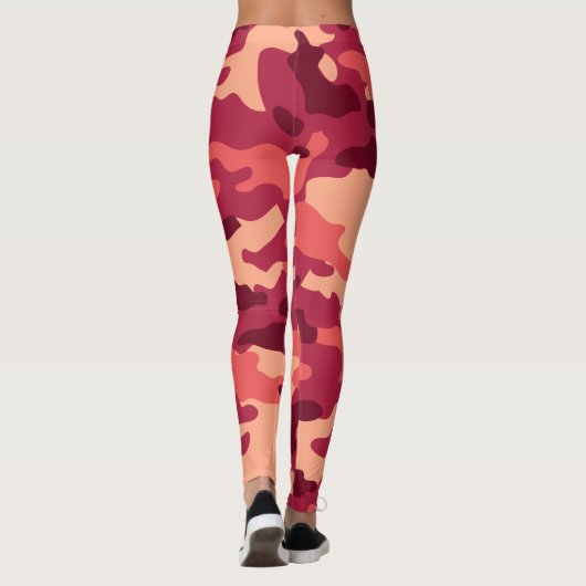 MARTIAN DESERT CAMO/CAMOUFLAGE DAZZLE PATROON LEGGINGS (Achterkant)