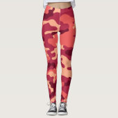 MARTIAN DESERT CAMO/CAMOUFLAGE DAZZLE PATROON LEGGINGS (Voorkant)