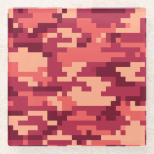 MARTIAN DESERT DIGITALE CAMO/CAMOUFLAGE GLAZEN ONDERZETTER