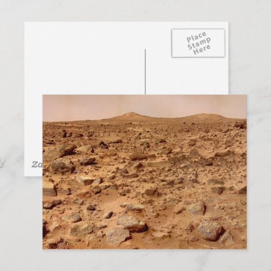Martian Landscape Briefkaart (Voorkant / Achterkant)
