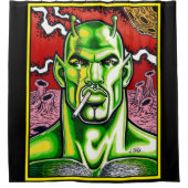 Martian Machismo Douchegordijn (Voorkant)