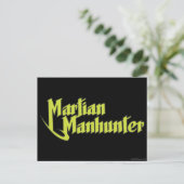 Martian Manhunter Logo Briefkaart (Staand voorkant)