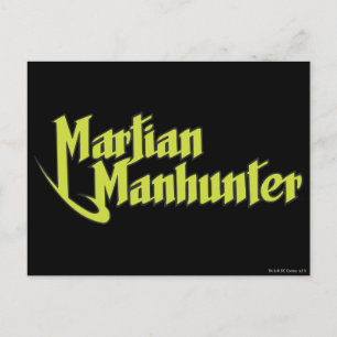 Martian Manhunter Logo Briefkaart