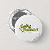 Martian Manhunter Logo Ronde Button 5,7 Cm (Voorkant /achterkant)