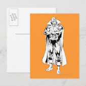 Martian Manhunter Permanent overzicht Briefkaart (Voorkant / Achterkant)