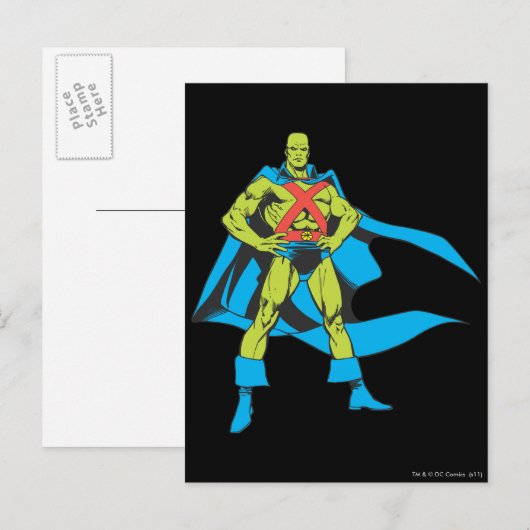 Martian Manhunter Poses Briefkaart (Voorkant / Achterkant)
