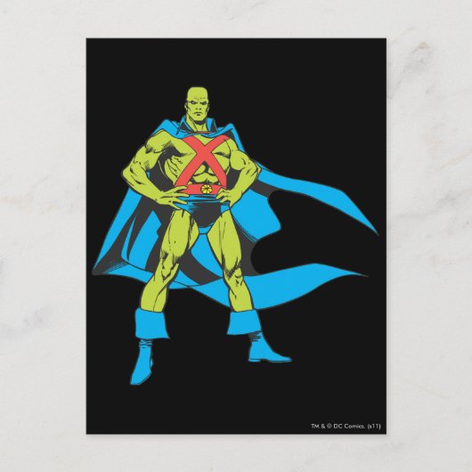 Martian Manhunter Poses Briefkaart (Voorkant)