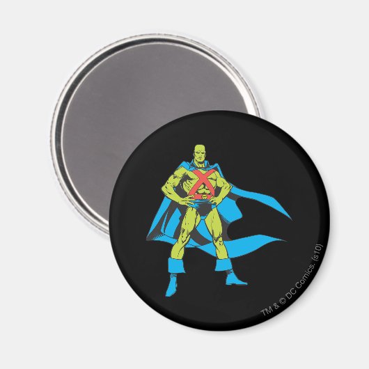 Martian Manhunter Poses Magneet (Voorkant / Achterkant)