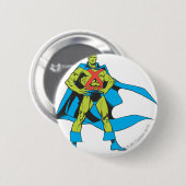 Martian Manhunter Poses Ronde Button 5,7 Cm (Voorkant /achterkant)