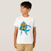 Martian Manhunter Poses T-shirt (Voorkant volledig)