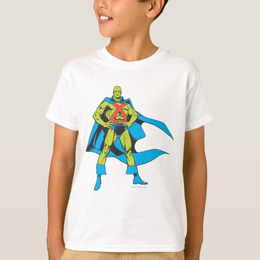 Martian Manhunter Poses T-shirt (Voorkant)