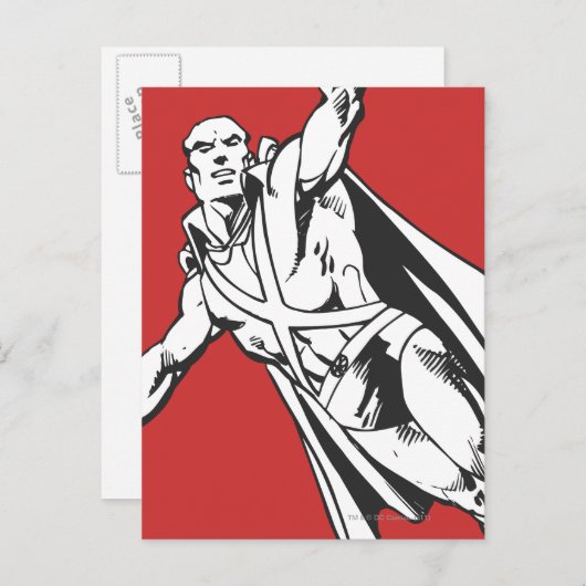 Martian Manhunter Soars 2 Briefkaart (Voorkant / Achterkant)