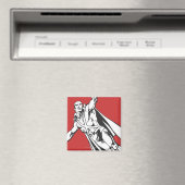 Martian Manhunter Soars 2 Magneet (Insitu (Vaatwasser))