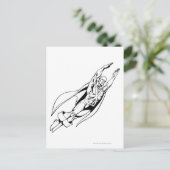 Martian Manhunter Soars 4 Briefkaart (Staand voorkant)