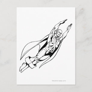 Martian Manhunter Soars 4 Briefkaart