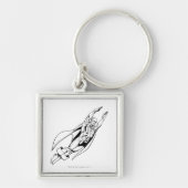 Martian Manhunter Soars 4 Sleutelhanger (Voorkant)