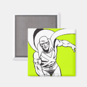 Martian Manhunter Soars 5 Magneet (Voorkant / Achterkant)