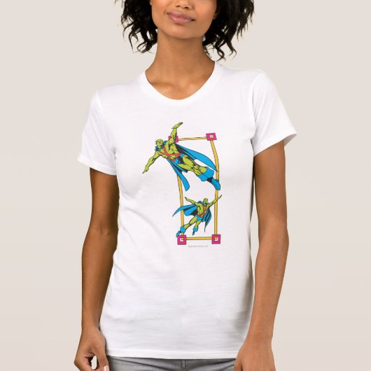 Martian Manhunter Soars T-shirt (Voorkant)