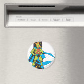 Martian Manhunter & Space Backdrop Magneet (Insitu (Vaatwasser))