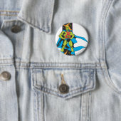 Martian Manhunter & Space Backdrop Ronde Button 5,7 Cm (In situ)