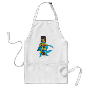 Martian Manhunter & Space Backdrop Standaard Schort