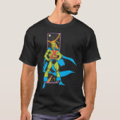 Martian Manhunter & Space Backdrop T-shirt (Voorkant)