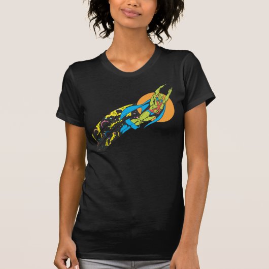 Martian Manhunter vliegt T-shirt (Voorkant)