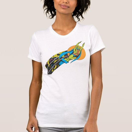 Martian Manhunter vliegt T-shirt (Voorkant)