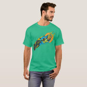 Martian Manhunter vliegt T-shirt (Voorkant volledig)