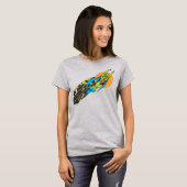 Martian Manhunter vliegt T-shirt (Voorkant volledig)