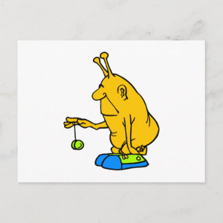 Martian met een "Yo" Briefkaart